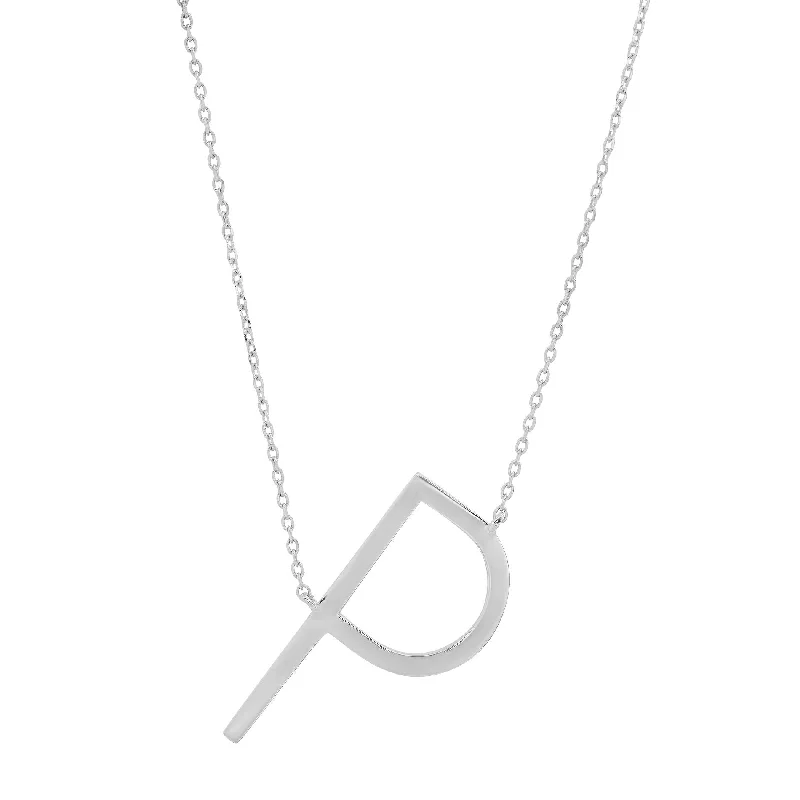 white - letter (p)