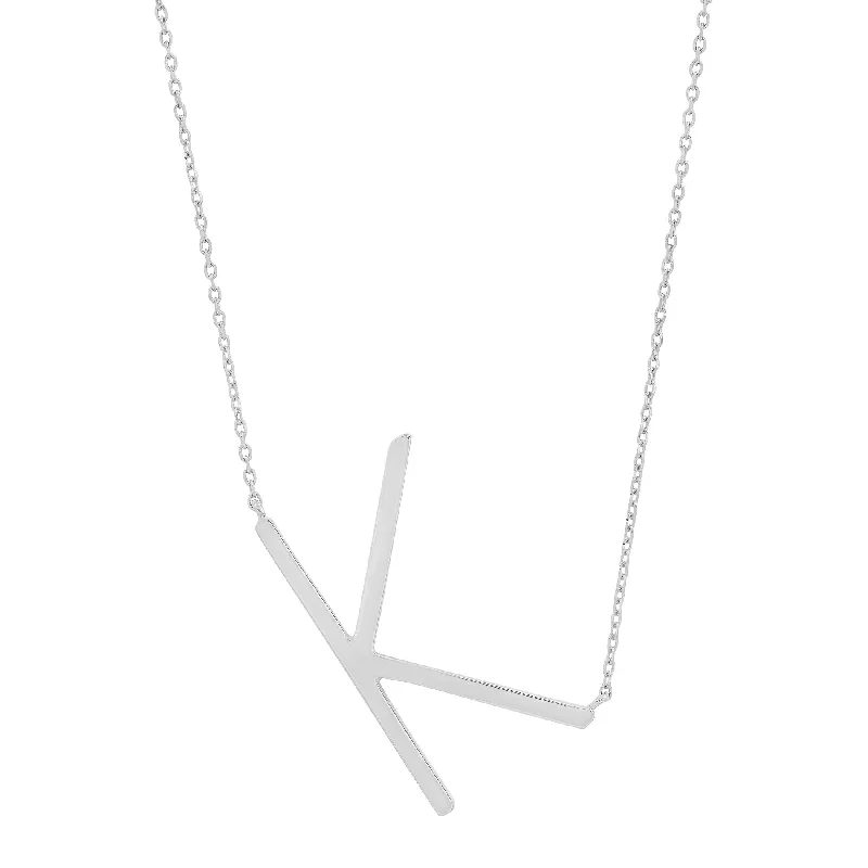 white - letter (k)