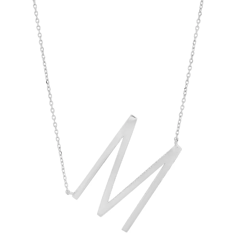 white - letter (m)