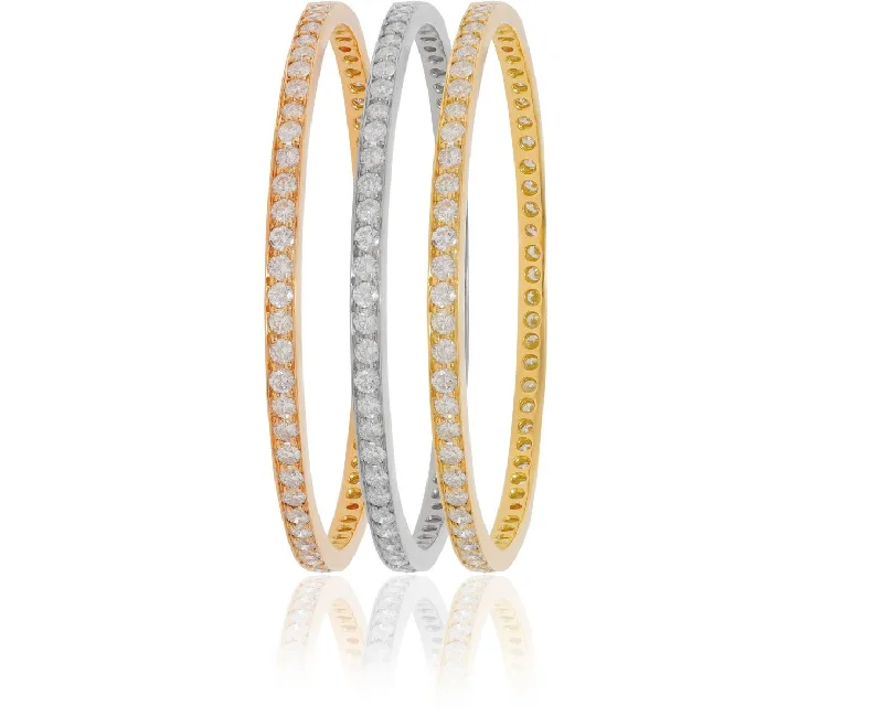 Jewelry Sale – Exclusive Styles At Lower Prices Tri-color set of white, yellow, and rose gold bangles Jewelry Sale – Exclusive Styles At Lower Prices Tri-color set of white, yellow, and rose gold bangles