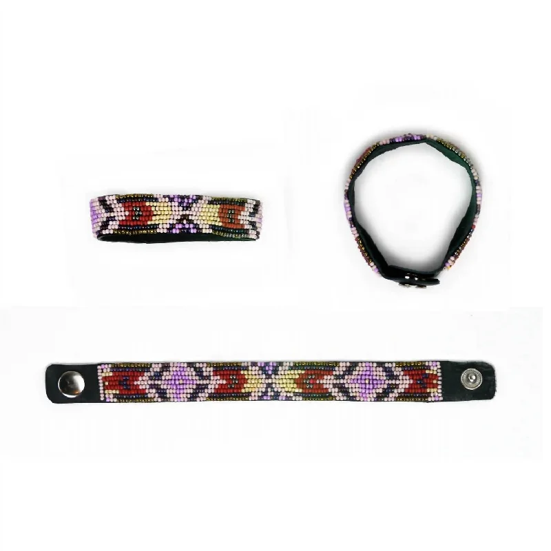Limited-Time Offer On Elegant Jewelry Pieces Unisex Leather Beaded Bracelet In Indus Limited-Time Offer On Elegant Jewelry Pieces Unisex Leather Beaded Bracelet In Indus