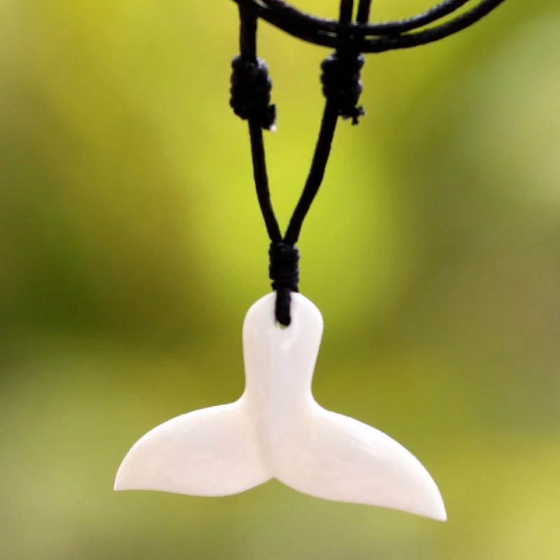 Shop Trending Jewelry With Exclusive Savings Whale Tail Bone Pendant Necklace
