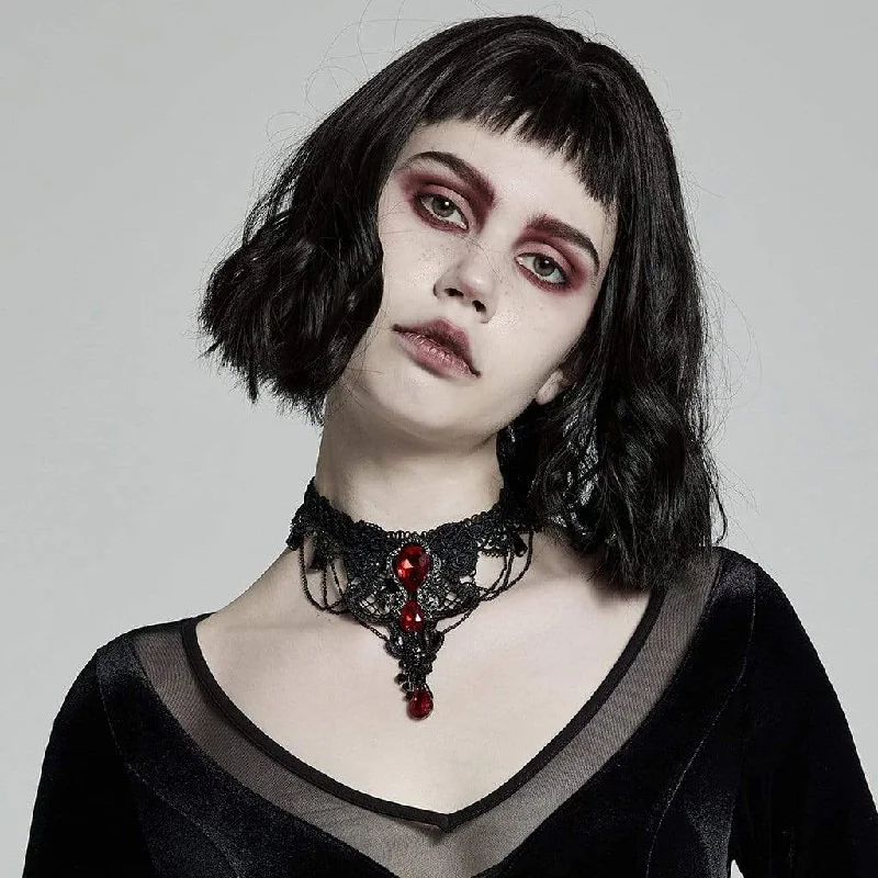 Flash Jewelry Sale – Get Stunning Pieces At Low Prices Women's Gothic Lace Choker Wedding Choker
