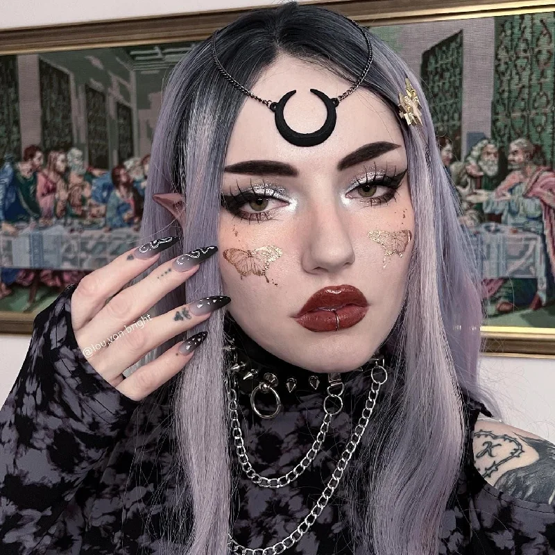 Jewelry Deals That Sparkle – Shop Today Women's Gothic Rivets&Chains Wide Chokers