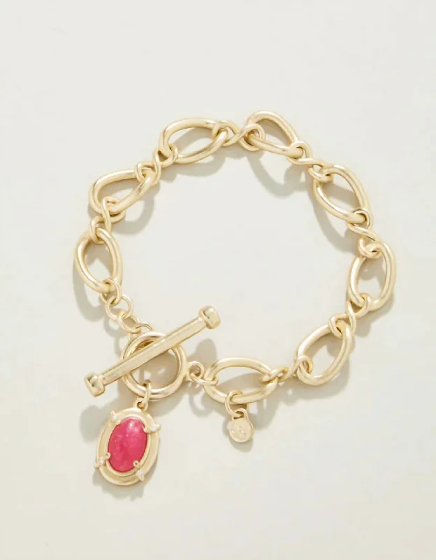Timeless Elegance Now At Special Discounts Women's Greta Toggle Bracelet In Pink