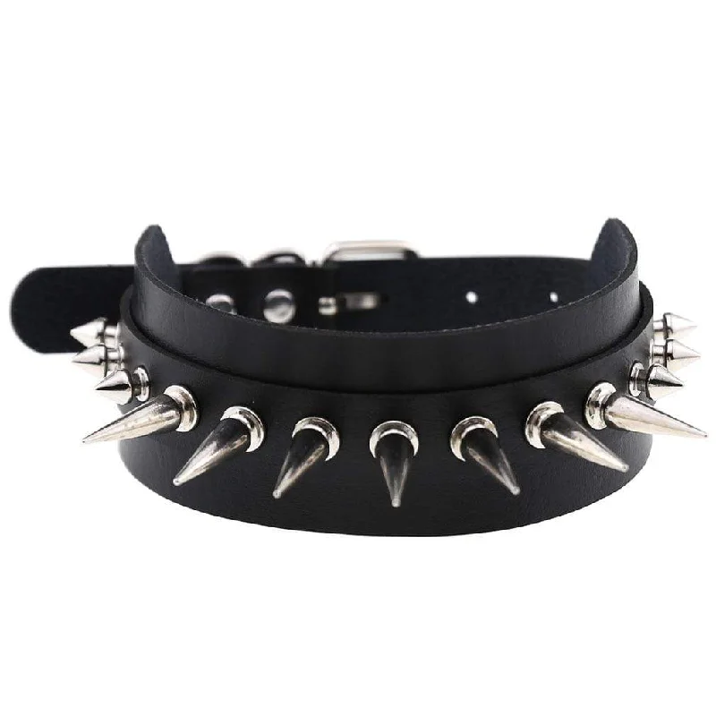 The Perfect Accessory For Less – Jewelry Sale Live Women's Punk Long Rivets Chokers