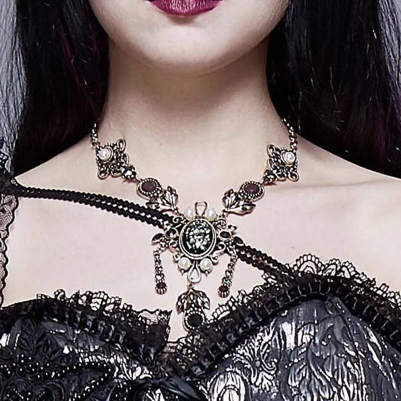 Exclusive Jewelry Sale – Grab Timeless Pieces Now Women's Steampunk Gem Exaggerated Necklaces
