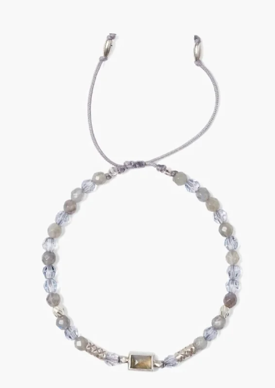 Get Your Favorite Jewelry At The Best Price Women's Tab Pull-Tie Bracelet In Labradorite