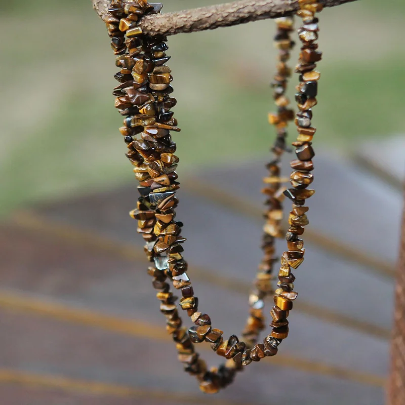 Discounted Jewelry For A Glamorous Look Wonders Tiger's Eye Necklace