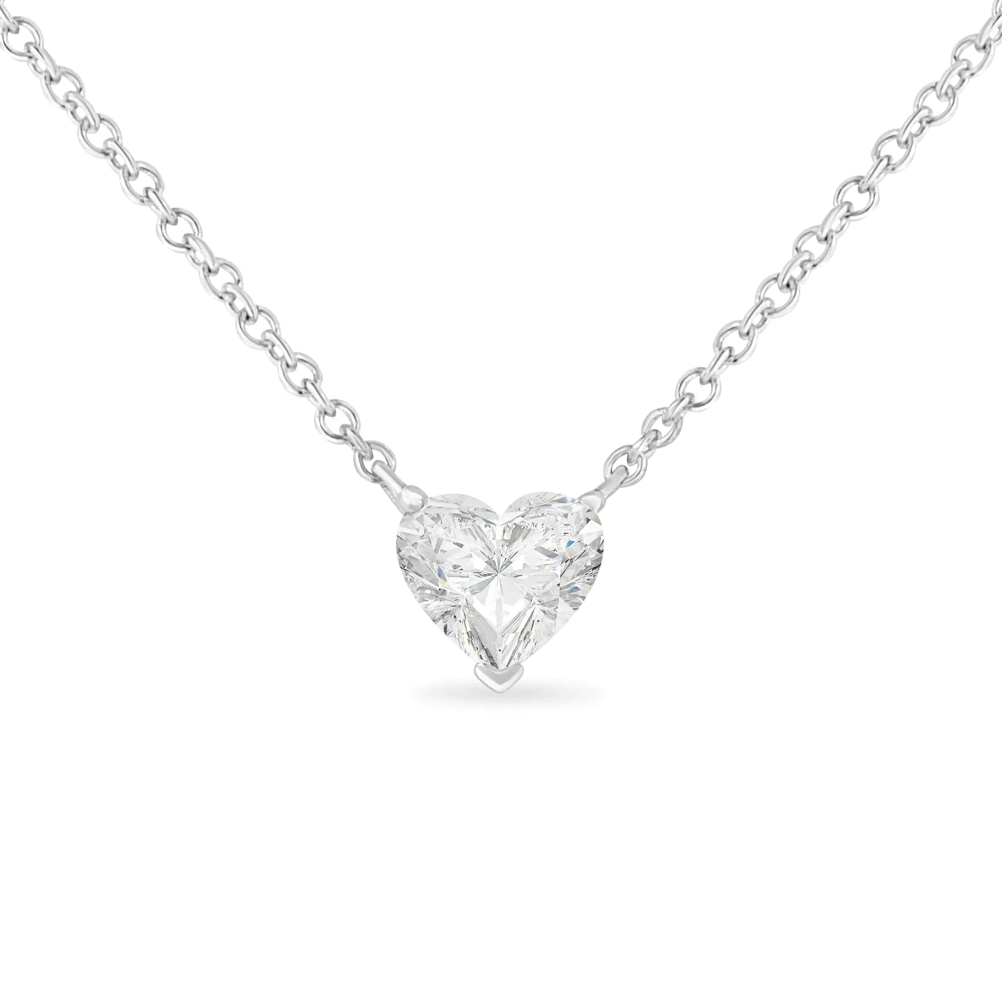 Bestselling Jewelry At Special Promotional Rates 14k White Gold with Heart Shape Diamond Necklace Bestselling Jewelry At Special Promotional Rates 14k White Gold with Heart Shape Diamond Necklace