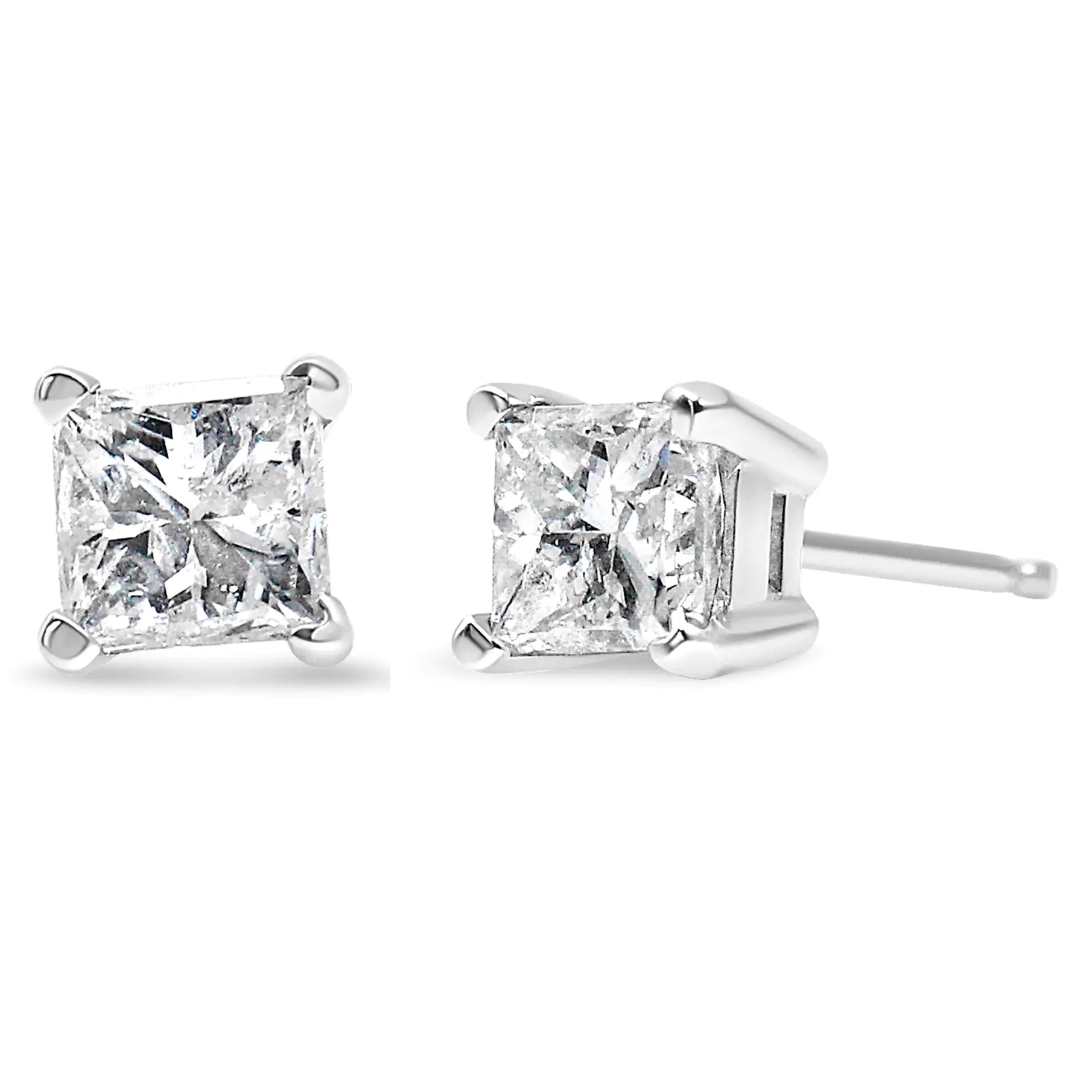 Personalized Jewelry Sale – Unique Pieces At Great Prices 14K White Gold with Square Diamond Earrings Personalized Jewelry Sale – Unique Pieces At Great Prices 14K White Gold with Square Diamond Earrings