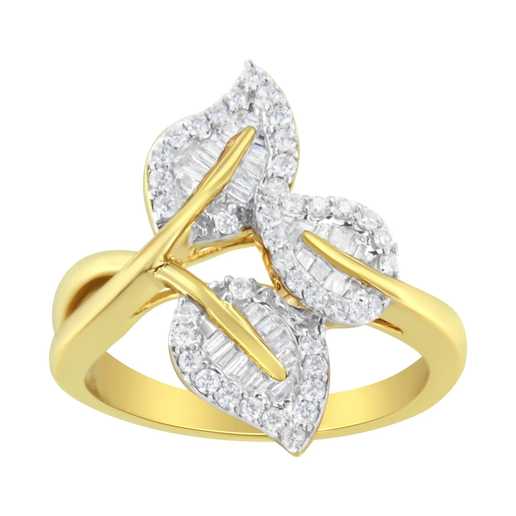Exclusive Jewelry Discounts – Shop Now For Savings 18K with Round Diamond Triple Leaf Ring Exclusive Jewelry Discounts – Shop Now For Savings 18K with Round Diamond Triple Leaf Ring