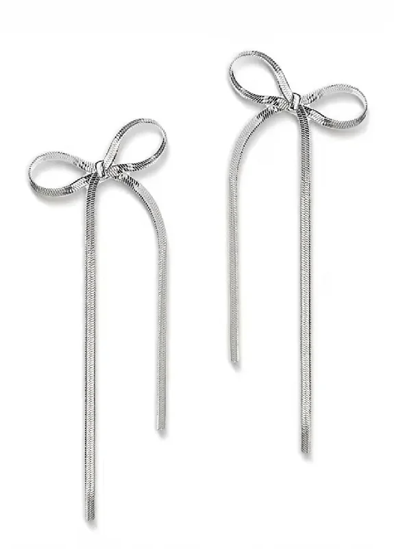 Your Perfect Accessory At The Perfect Price Bow Earrings by Jurate