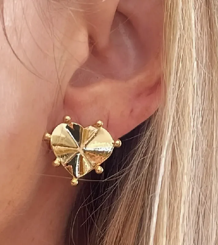 Limited-Time Jewelry Sale – Elegant Styles At Less Donatella Heart Earrings by Jessica Matrasko Jewelry