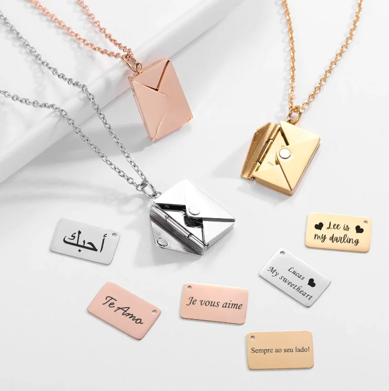 Celebrate Every Occasion With Sparkling Savings Envelope Necklace