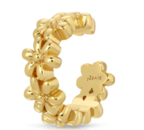 Jewelry Clearance Event – Last Chance For Stunning Deals Flower Ear Cuff by Jurate
