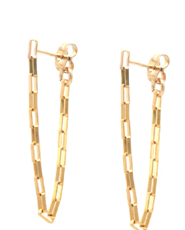 Seasonal Jewelry Sale – Upgrade Your Style Today Gold chain dangle earring by Jurate Seasonal Jewelry Sale – Upgrade Your Style Today Gold chain dangle earring by Jurate