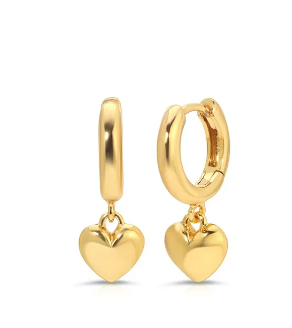 Unmissable Jewelry Discounts – Elevate Your Look For Less Jurate Huggie Hoop Earrings with Hearts