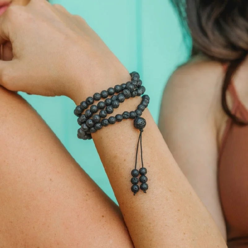 Buy More, Save More On Stunning Jewelry Pieces Natural Lava Mala Bracelet