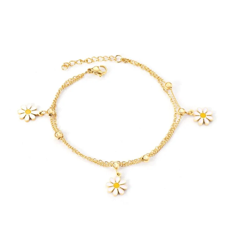 Little Flower Pendant Bracelet