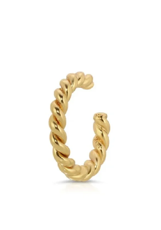 Shop Dazzling Rings, Earrings, And More At Special Discounts Rope Design Ear Cuff by Jurate