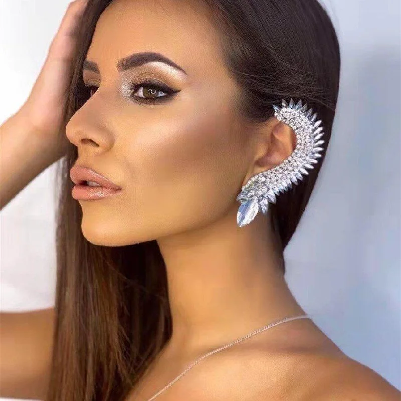 The Jewelry Sale You've Been Waiting For Is Here Shiny Rhinestone Left Earring