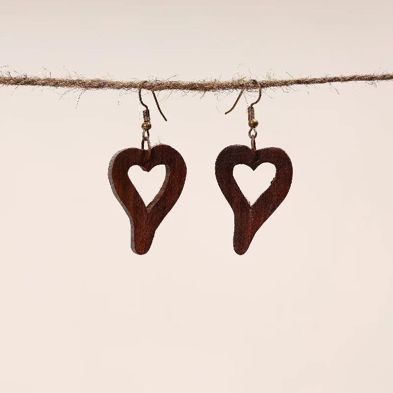 Trending Jewelry Styles Now At Limited-Time Discounts Bijnor Hand Carved Sheesham Wood Earrings