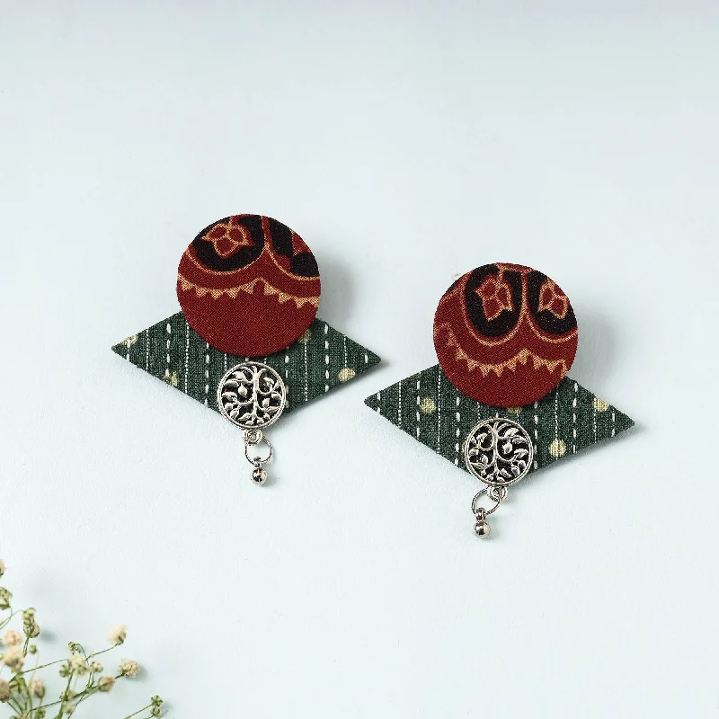 Handcrafted Fabart Earrings by Asalkaar