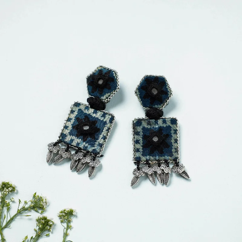 Dainty Floral Jewelry For Feminine Elegance Handcrafted Fabart Earrings by Sufiyan Khatri