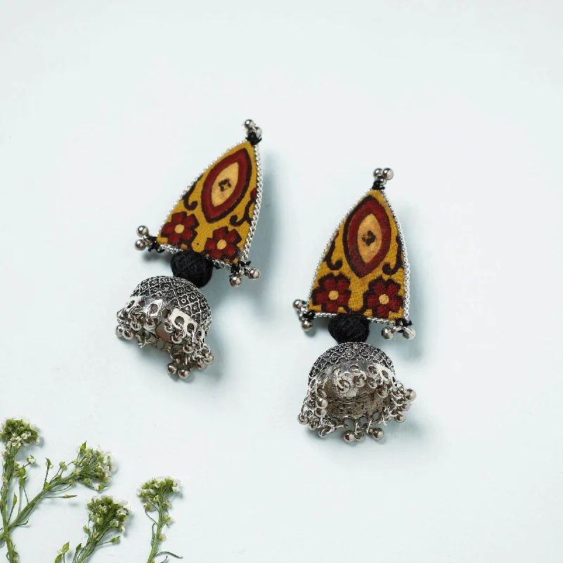 Delicate Crystal Jewelry For Sophisticated Charm Handcrafted Fabart Earrings by Sufiyan Khatri