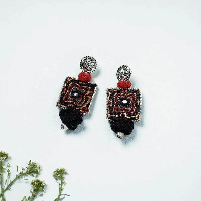 Elevate Your Outfit With Discounted Statement Jewelry Handcrafted Fabart Earrings by Sufiyan Khatri