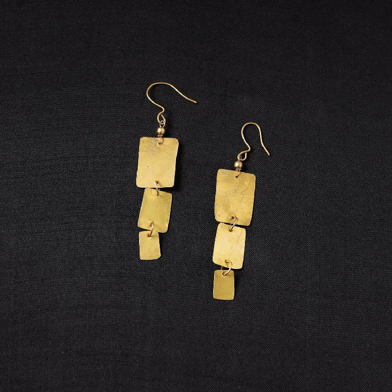 Flash Sale On Exquisite Jewelry – Don't Miss Out Brass Metal Handcrafted Dokra Earrings by Asalkaar