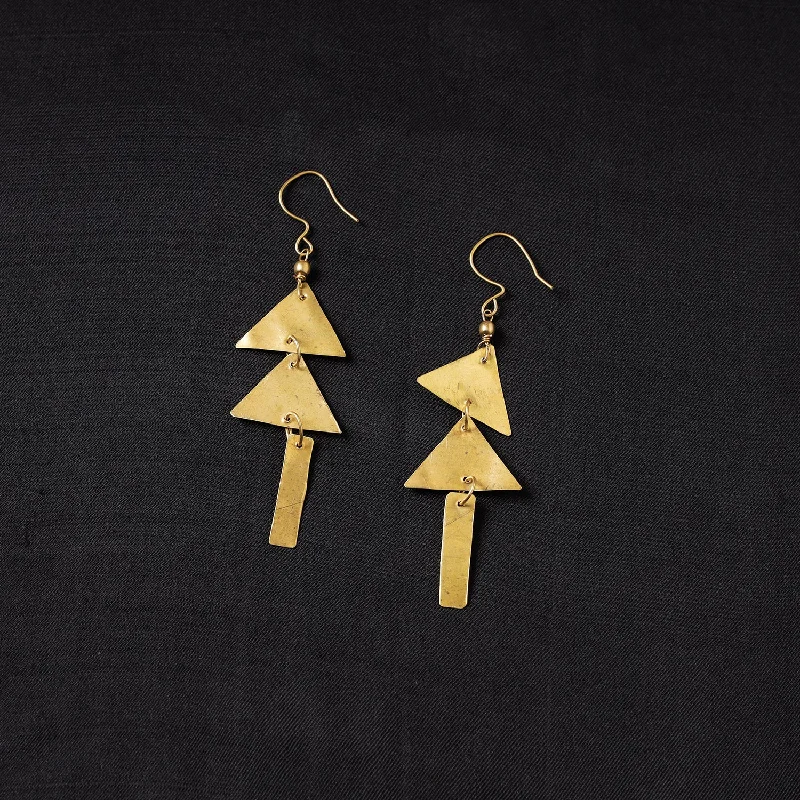 Buy More, Save More On Stunning Jewelry Pieces Brass Metal Handcrafted Dokra Earrings by Asalkaar