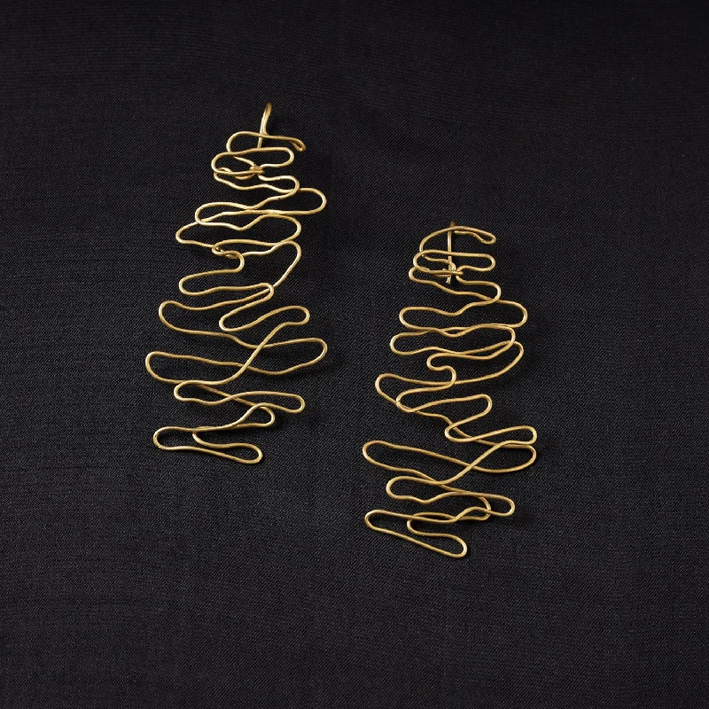 Exclusive Jewelry Sale – Limited-Time Discounts Brass Metal Handcrafted Dokra Earrings by Asalkaar