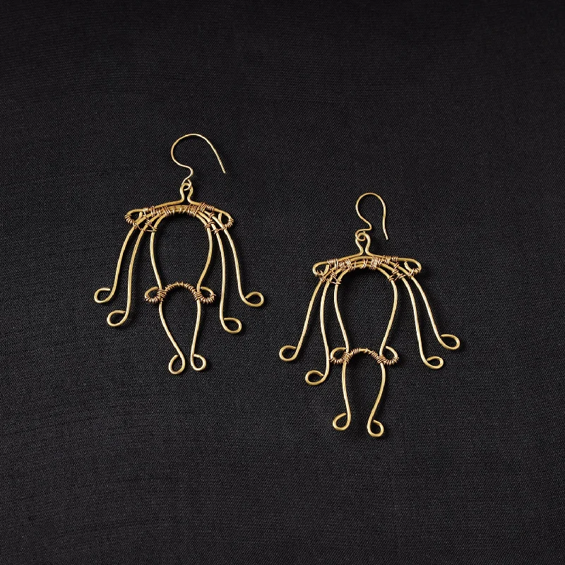 Don't Miss Out – Shop Elegant Jewelry For Less Brass Metal Handcrafted Dokra Earrings by Asalkaar