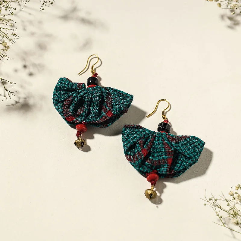 Buy More, Save More On Stunning Jewelry Designs Handcrafted Gamcha Fabart Beadwork Earrings by Rangila Dhaga