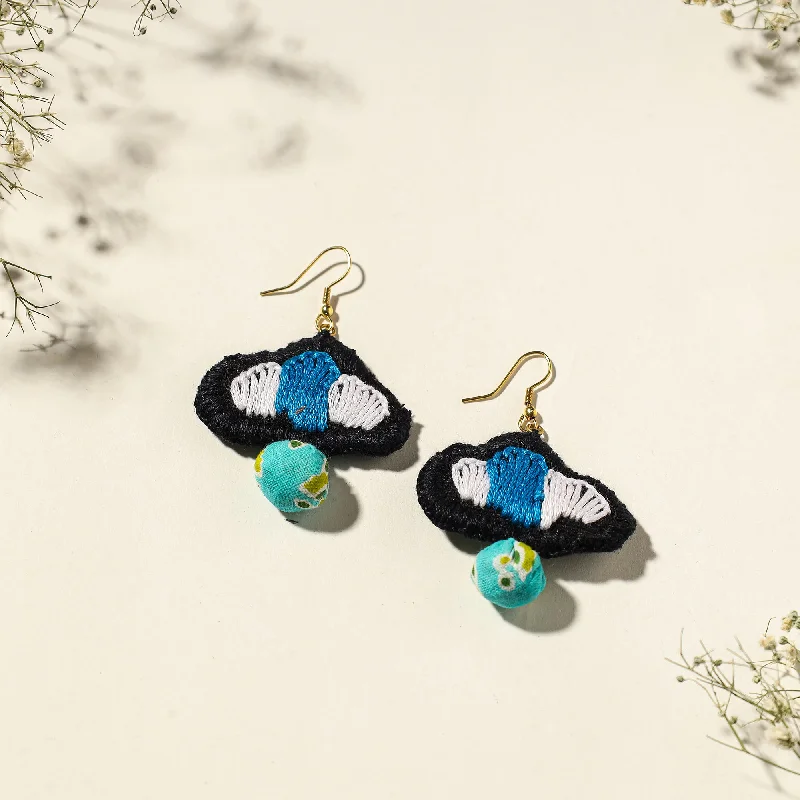 Luxury Jewelry Sale – Elegant Styles At Unbeatable Prices Hand Embroidered Gamcha Fabart Earrings by Rangila Dhaga