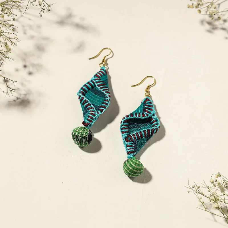 Unbeatable Offers On Luxury And Everyday Jewelry Handcrafted Gamcha Fabart Beadwork Earrings by Rangila Dhaga