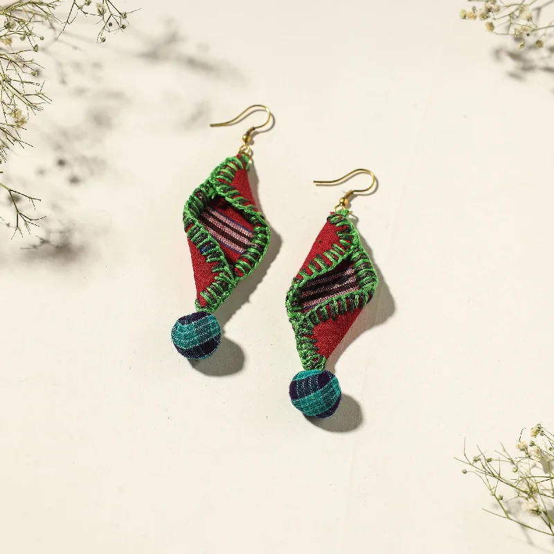 Elevate Your Jewelry Collection With Limited-Time Savings Handcrafted Gamcha Fabart Beadwork Earrings by Rangila Dhaga