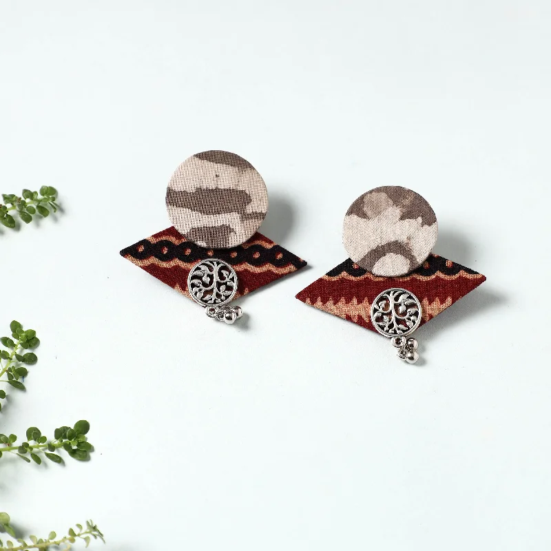 Fashion-Forward Geometric Jewelry For Contemporary Style Handcrafted Fabart Earrings by Asalkaar