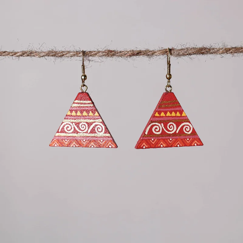 Affordable Elegance – Special Jewelry Sale Now Live Miniature Handpainted Wooden Earrings