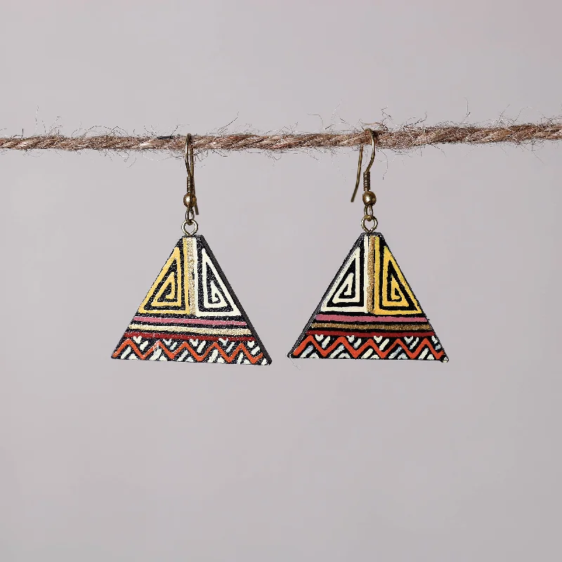 Exclusive Jewelry Markdowns – Limited-Time Offer Miniature Handpainted Wooden Earrings