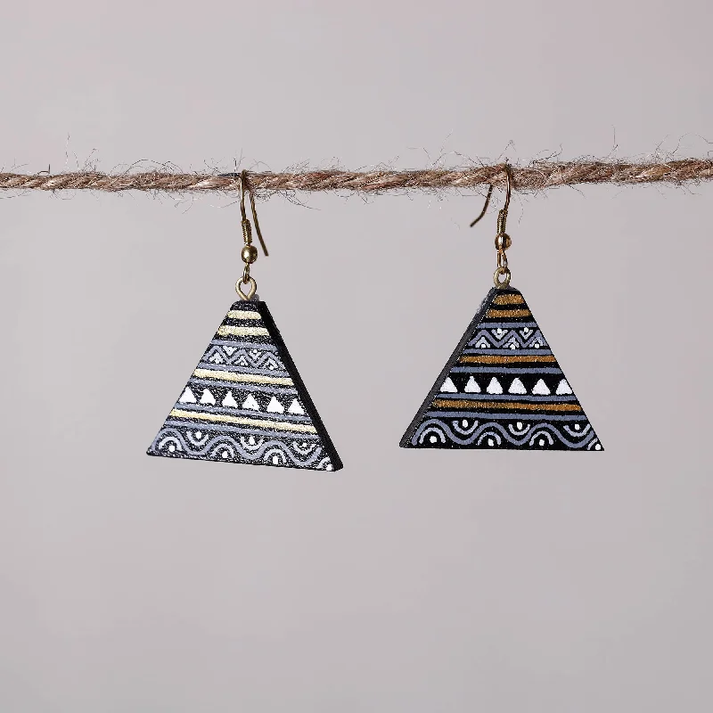 Unique Jewelry For Less – Shop The Sale Now Miniature Handpainted Wooden Earrings