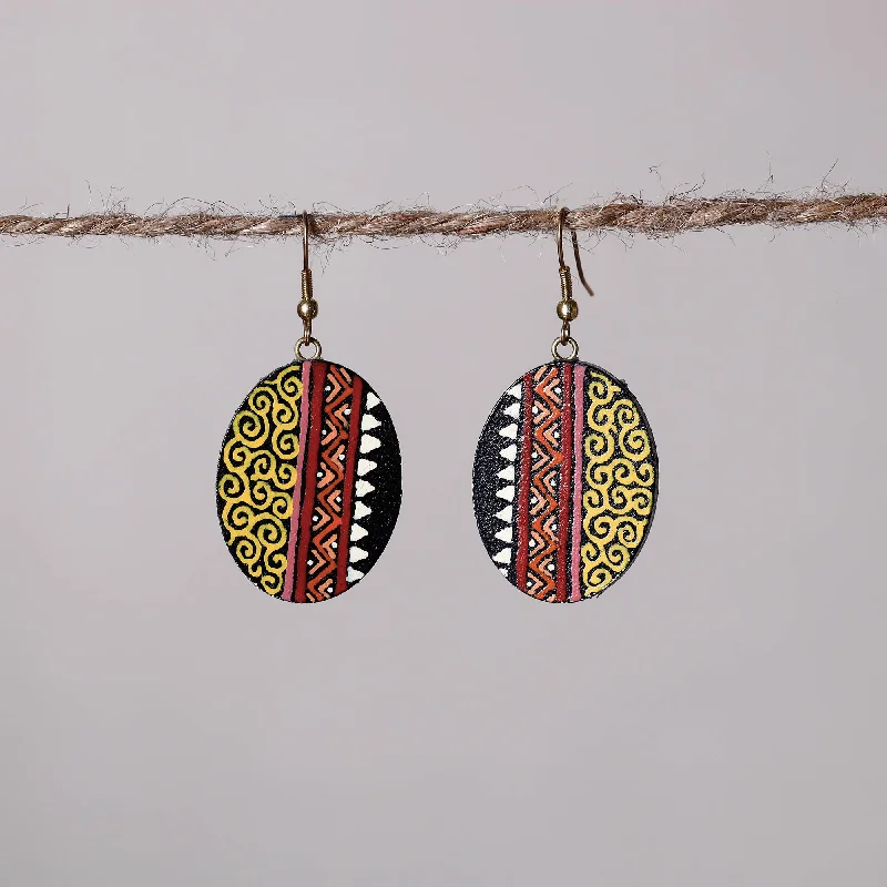 Shop Jewelry That Shines Without The High Price Miniature Handpainted Wooden Earrings