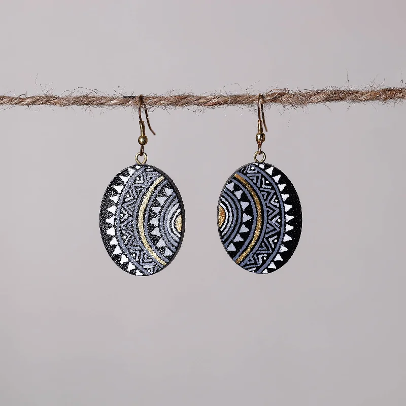 Flash Jewelry Sale – Get Stunning Pieces At Low Prices Miniature Handpainted Wooden Earrings