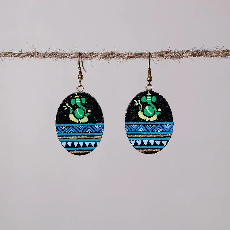 Grab Stylish Jewelry Before The Sale Ends Miniature Handpainted Wooden Earrings