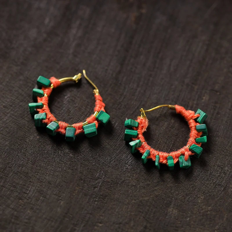 Exclusive Jewelry Offers – Shine For Less Meera Handmade Thread & Stone Work Earrings 18