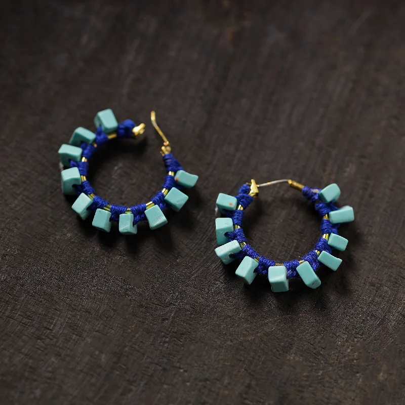 Get The Best Deals On Timeless Jewelry Pieces Aaliya Handmade Thread & Stone Work Earrings 05