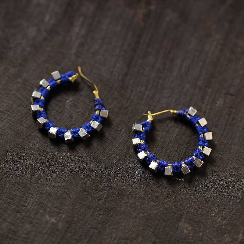 Shop Stylish Jewelry Now And Save Big Zareen Handmade Thread & Brass Bead work Earrings 16