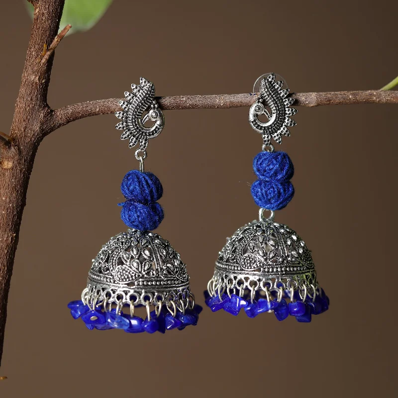 Grab Your Favorite Jewelry At The Lowest Prices Anjali Handcrafted GS Beadwork Jhumki Earrings 12